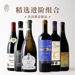 进阶六支组合!意大利查法蒂/法国勃艮第/波尔多/南非/智利葡萄酒
