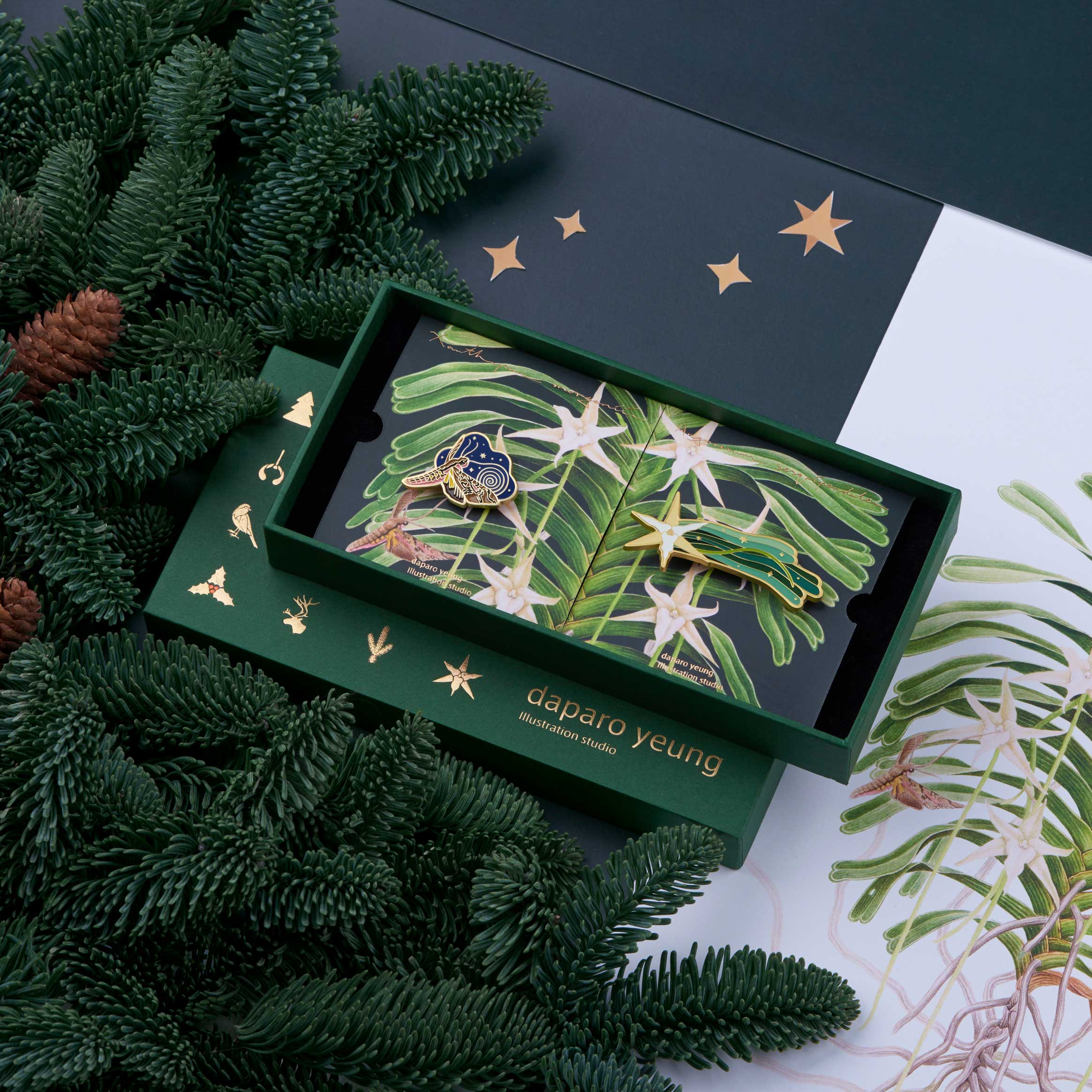 daparoyeung夜光徽章领针徽章