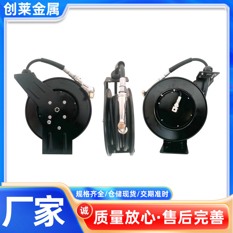 黑色壁挂龙头高压洗地龙头敞开式 商用酒店厨房高压冲地水管龙头