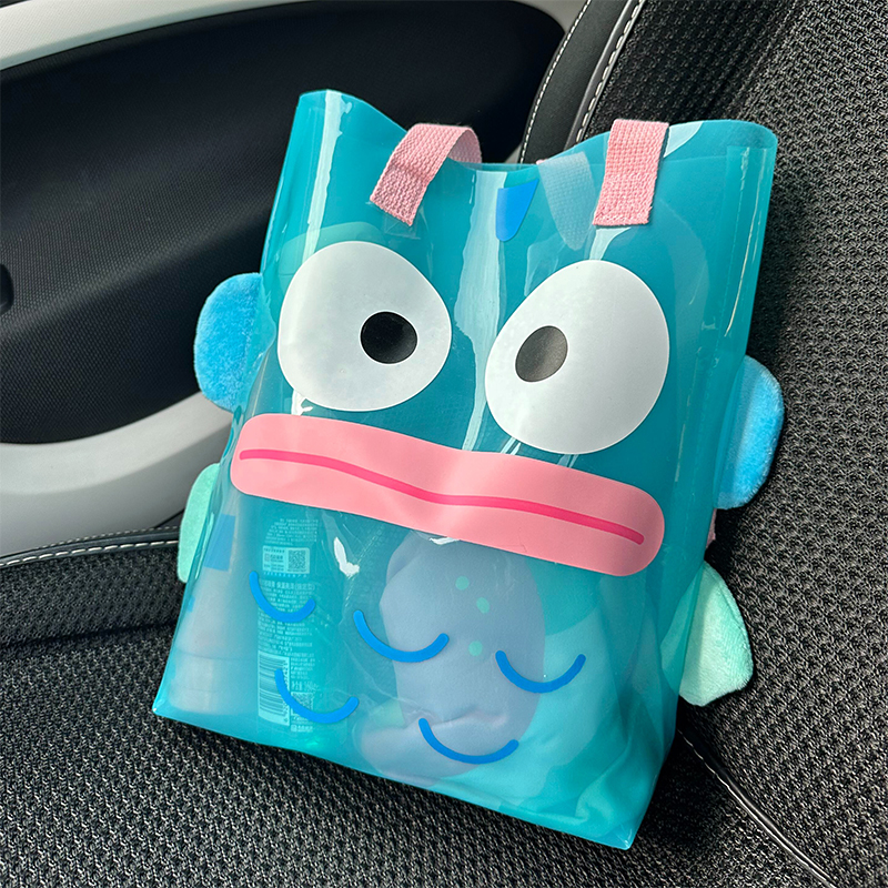 丑鱼游泳包干湿分离防水大容量收纳包儿童运动健身手提洗漱果冻包