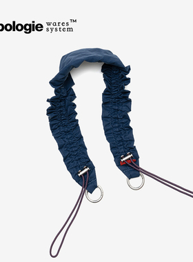 Topologie Scrunchie斜挎肩带腕带手机挂绳时尚包挂手机链多用途褶皱绳索含口袋