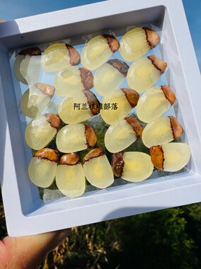 野生山柿子核原核文玩核雕柿子原核已打磨散籽批发包邮