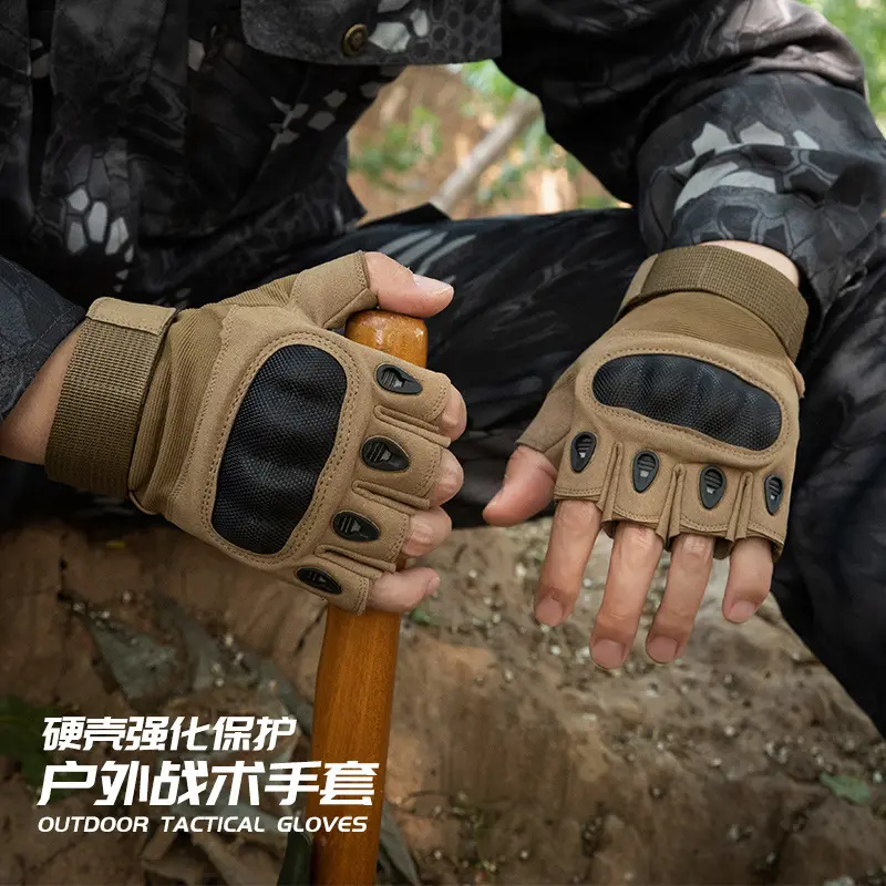 半指战术手套男女特种兵军迷迷彩