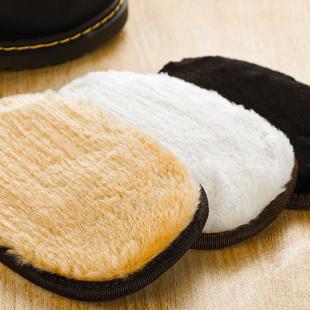 擦鞋 抛光巾软毛绒面通用刷子神器棉布护理专用家用 布皮鞋 擦手套式