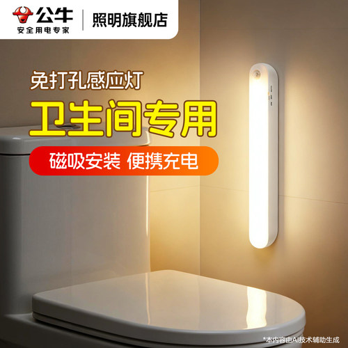 【卫生间专用】人来即亮人走即灭