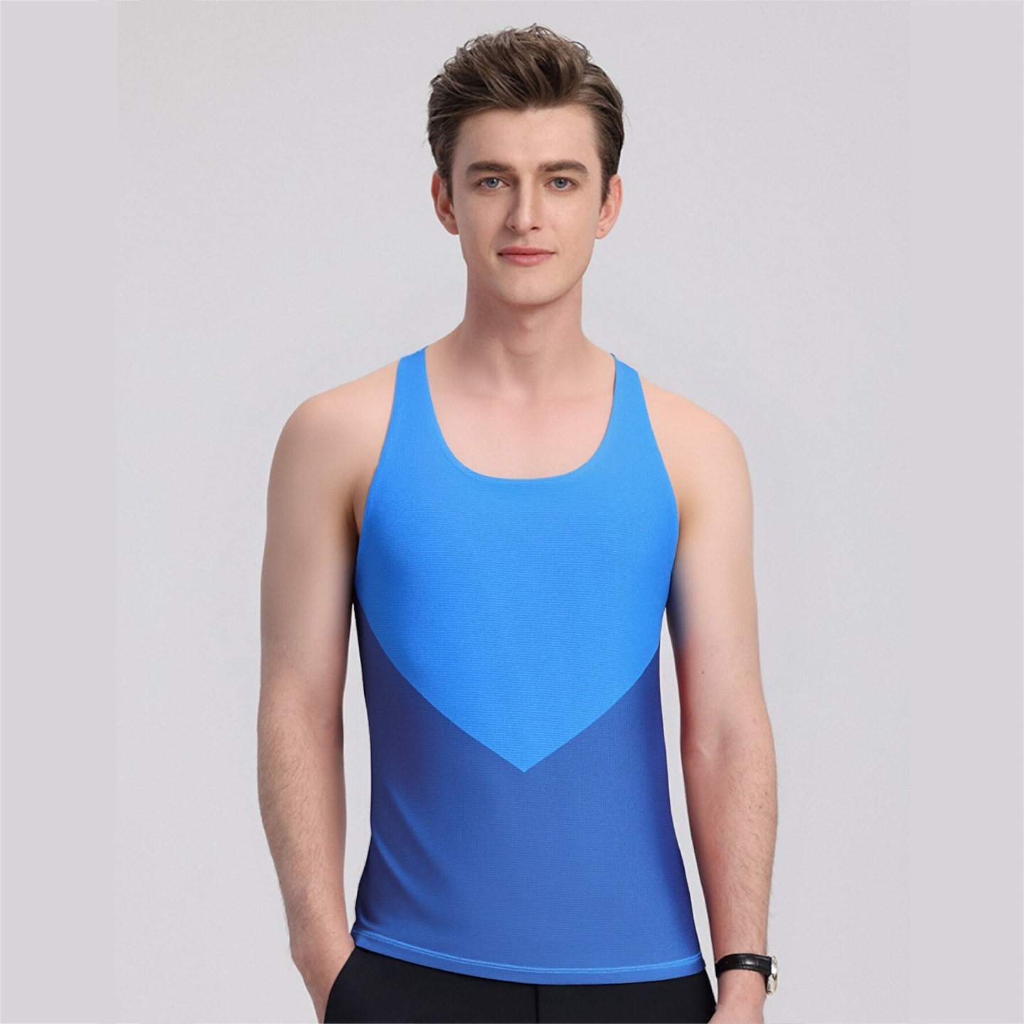 跑步背心男女工字型新款轻薄速干衣马拉松田径专业训练队服定制