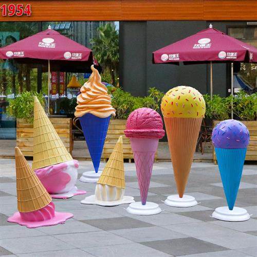饮品店雪糕门迎玻璃钢雕塑商场橱窗冰淇淋落地摆件烘焙店蛋糕装饰,家居饰品,装饰摆件,淘宝优惠券,粉丝福利购,淘宝优惠卷