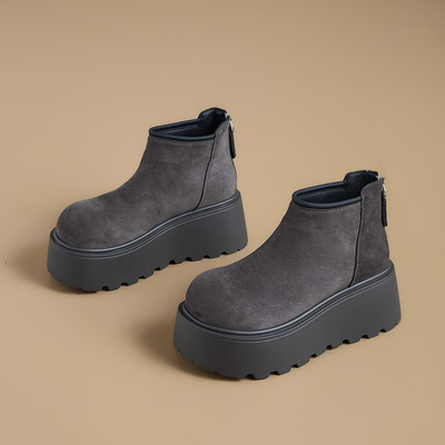 2025韩系女款防滑雪地靴通勤暴走舒适冬季女鞋