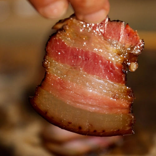 郭满堂四川五花腊肉风味特产农家自制柴火烟熏后腿腊肉老咸肉美食