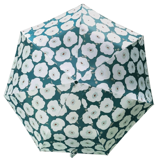 珍妮花JNC碳纤防晒伞小巧便携晴雨两用防晒紫外线遮阳三折太阳伞