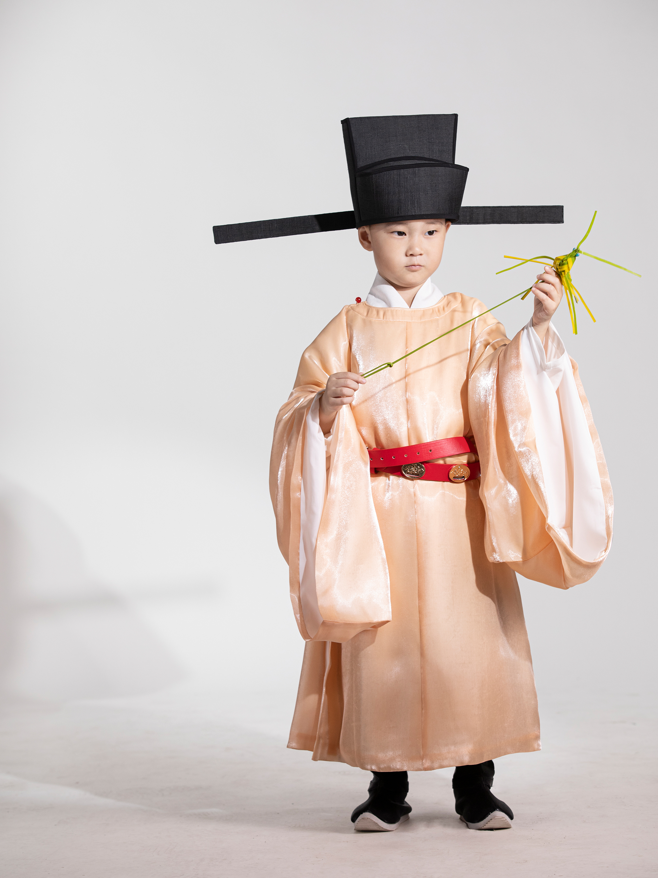 卿子赋童装汉服宋男宝圆领袍大袖