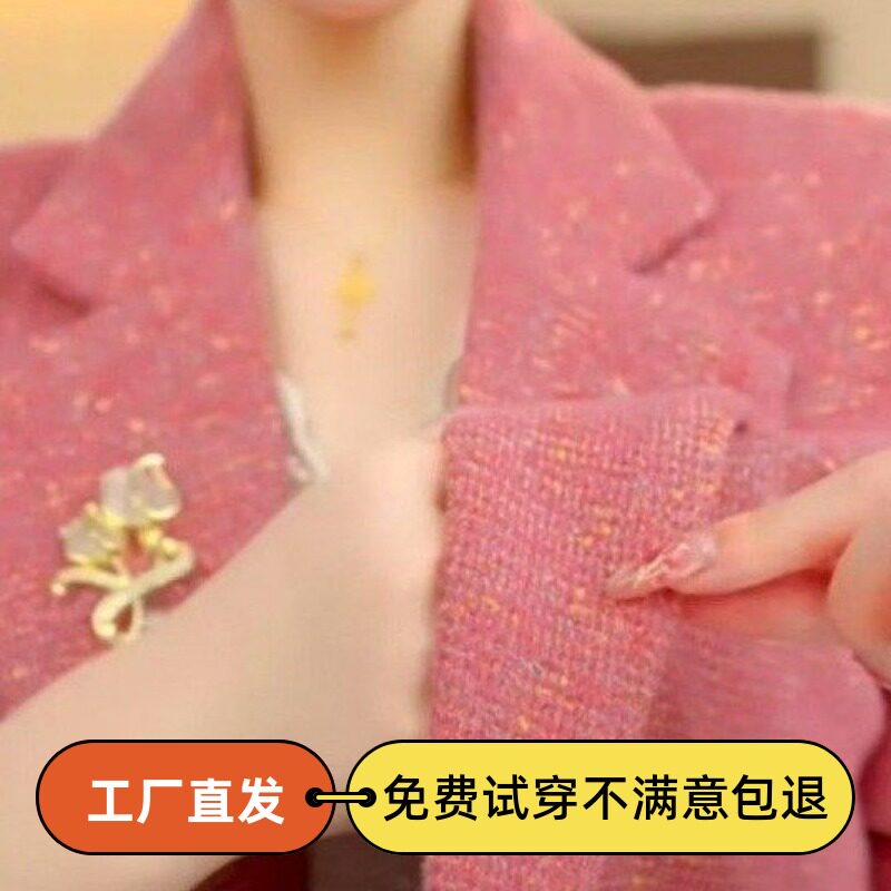 2025秋季新款时尚西装领外套F洋气轻奢减龄气质百搭一粒扣上衣女