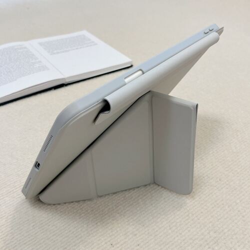 2025ipadAir7平板保护套3y折pro11磁吸防弯4/5渐变色MINI6/7亚克力保护壳