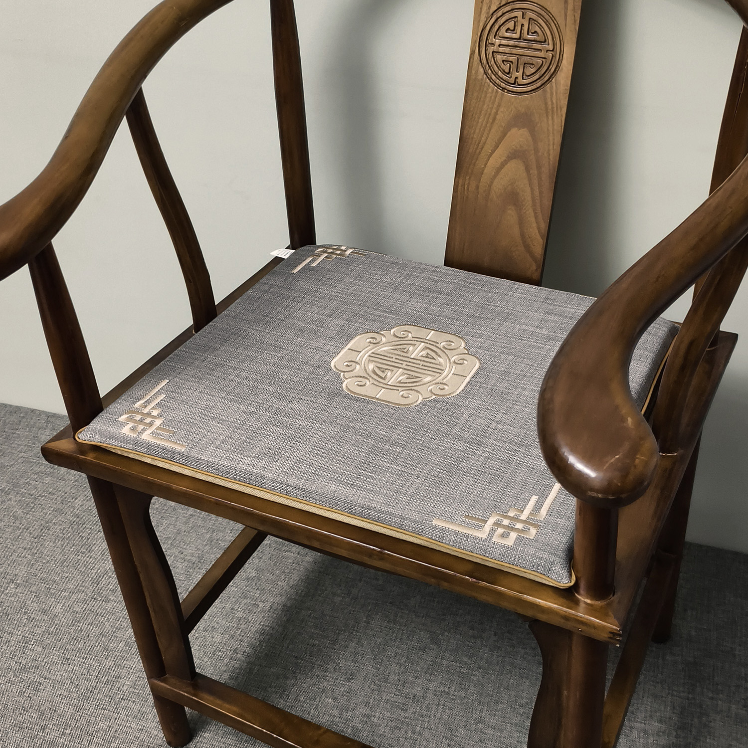 新中式红木椅垫四季通用