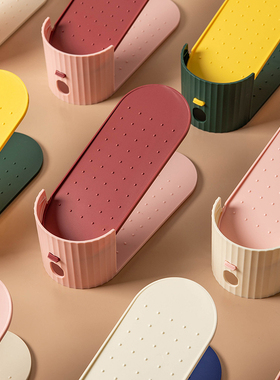 鞋子收纳神器省空间门口鞋柜分层整理架子宿舍可调节鞋架双层鞋托