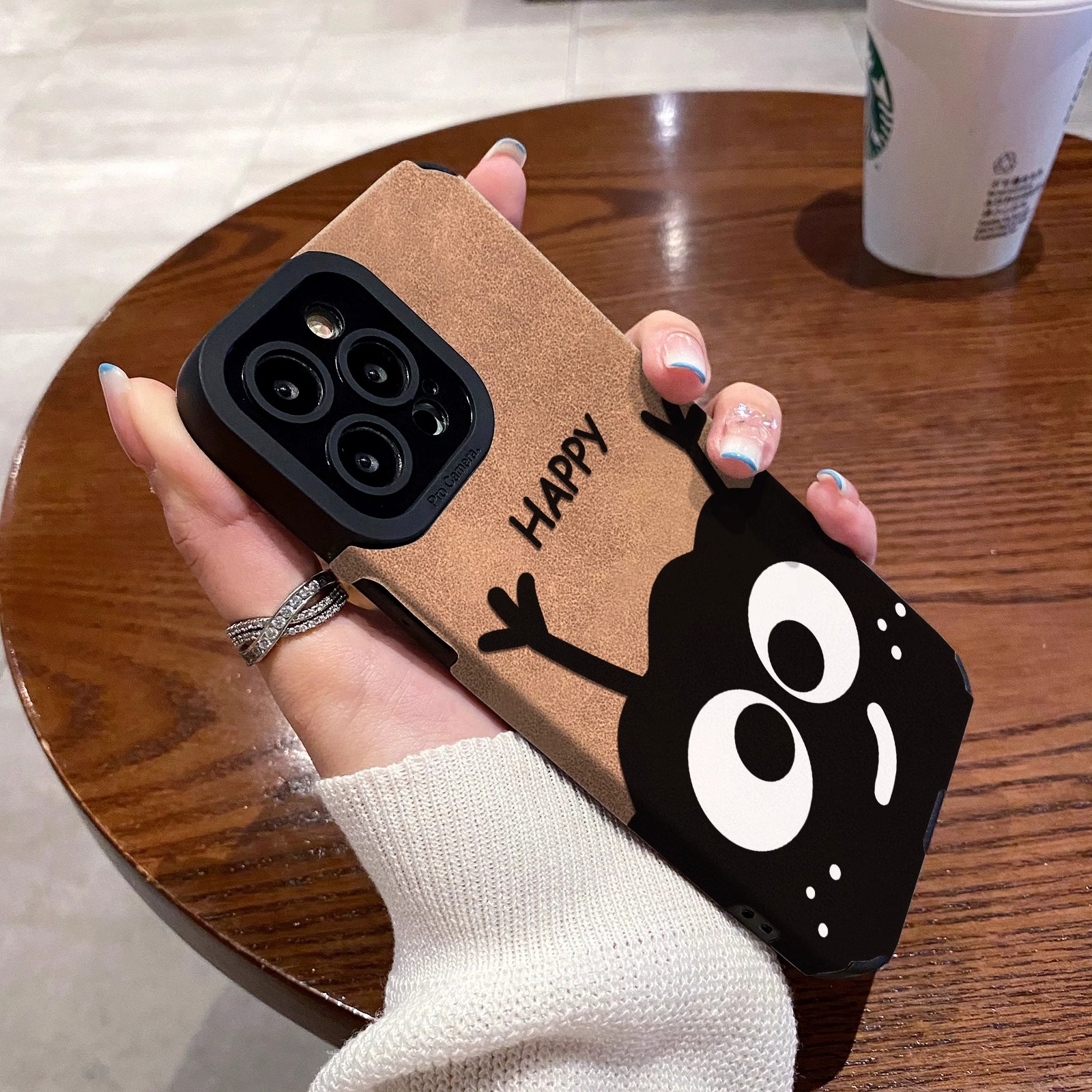 【小红书爆款可爱煤球手机壳】