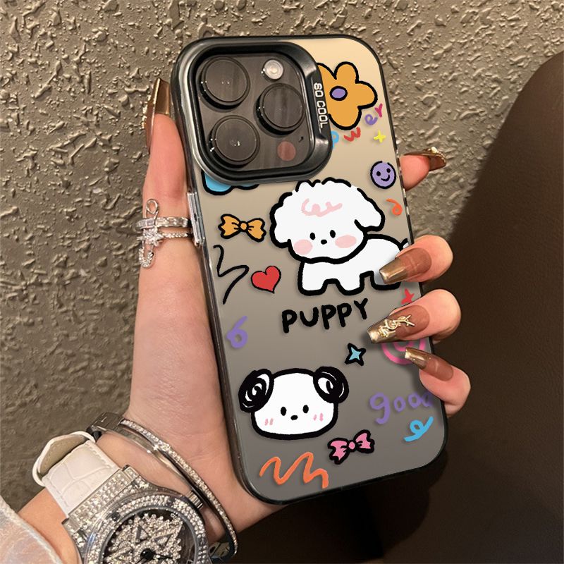 【可爱小狗苹果手机壳】