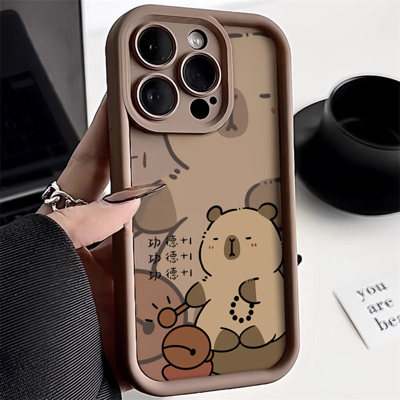 【佛系开摆可爱小土豆手机壳】