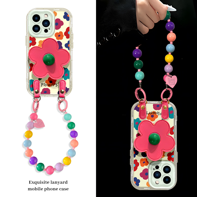 适用苹果16手机壳新款iPhone16promax女可爱16plus挂绳手绳15pro高级感14小众超好看13pm手链12防摔保护套豪