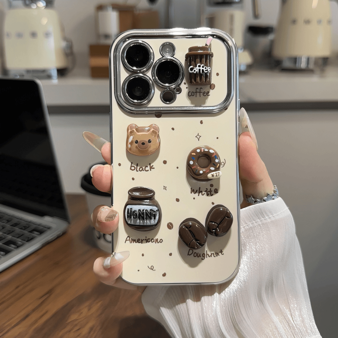 【赵露思同款手机壳】咖啡小熊