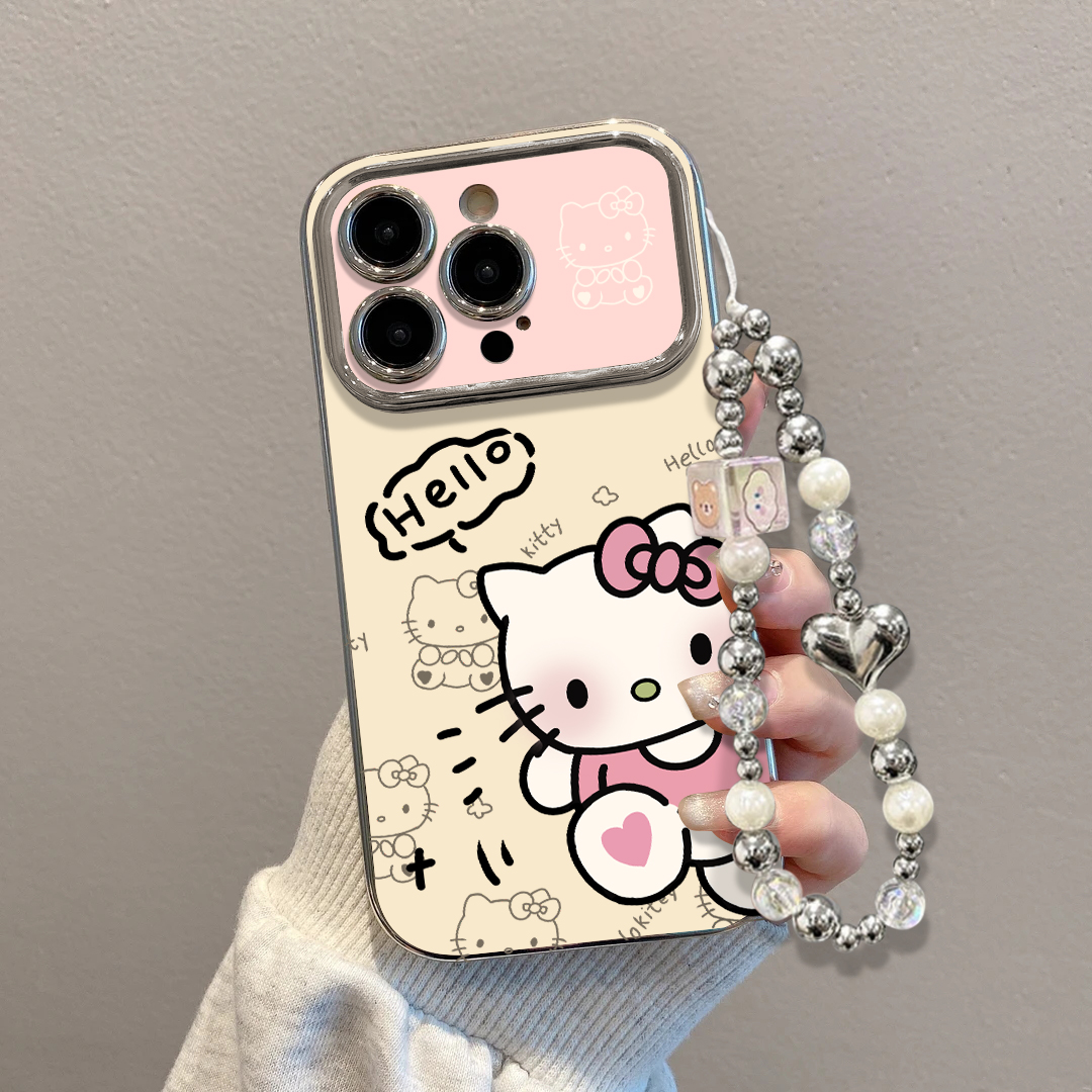 适用苹果16手机壳iPhone16promax女新款15plus外壳小众不撞款14带手链支架高级感可爱13全包镜头12防摔保护lv