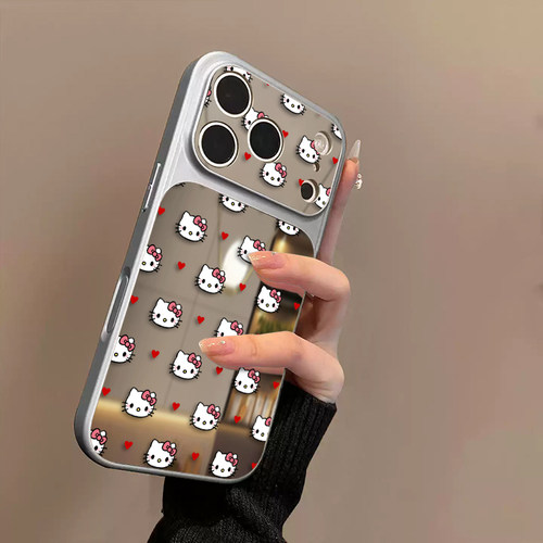 适用苹果17promax镜面手机壳iPhone17新款带镜子16pro高级感小众女15plus好看独特14硬壳防摔13外壳保护套零