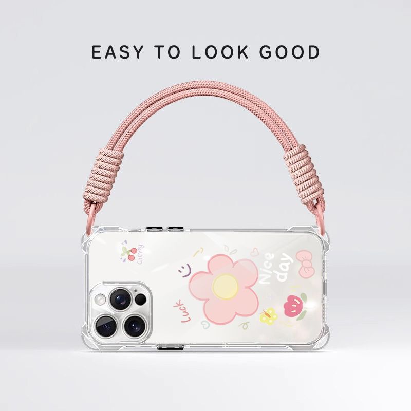 【小红书爆款挂绳防丢手机壳】