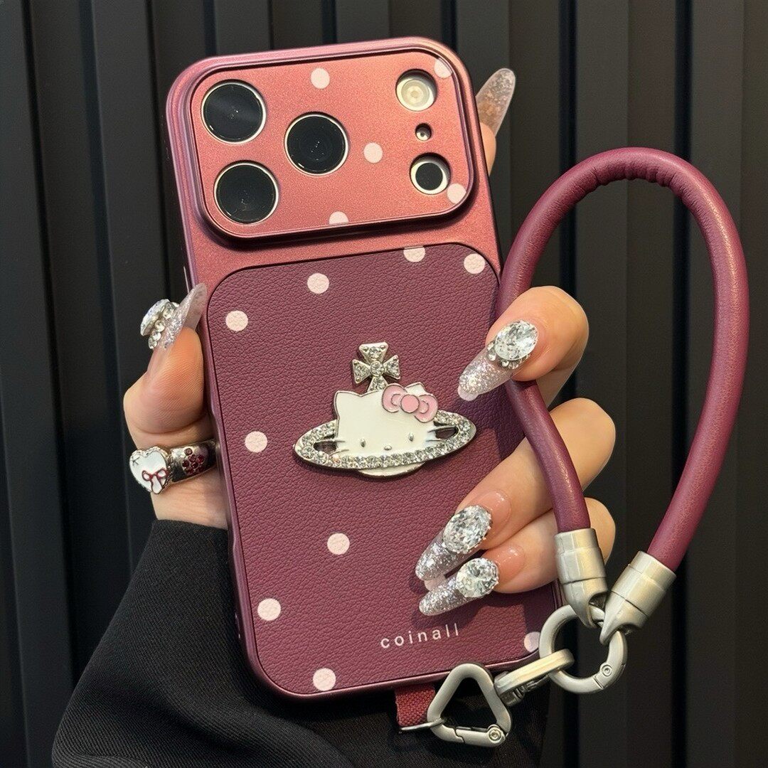 适用苹果18手机壳iphone18promax新款女17pro秋冬小羊皮带手绳15轻奢小众高级感14超好看13全包防摔保护壳燕