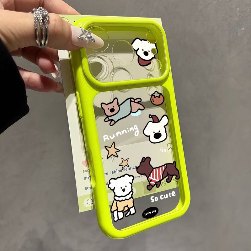 【秒变17】适用于苹果17proMax新款手机壳iPhone17高级感镜头全包16超好看卡通15p线条小狗14防摔13保护套淇图片