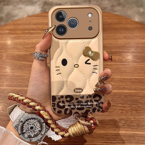 适用苹果17promax新款手机壳iphone17pro秋冬皮质16pm小众高级感15带手绳14可爱女款13全包镜头防摔保护套石