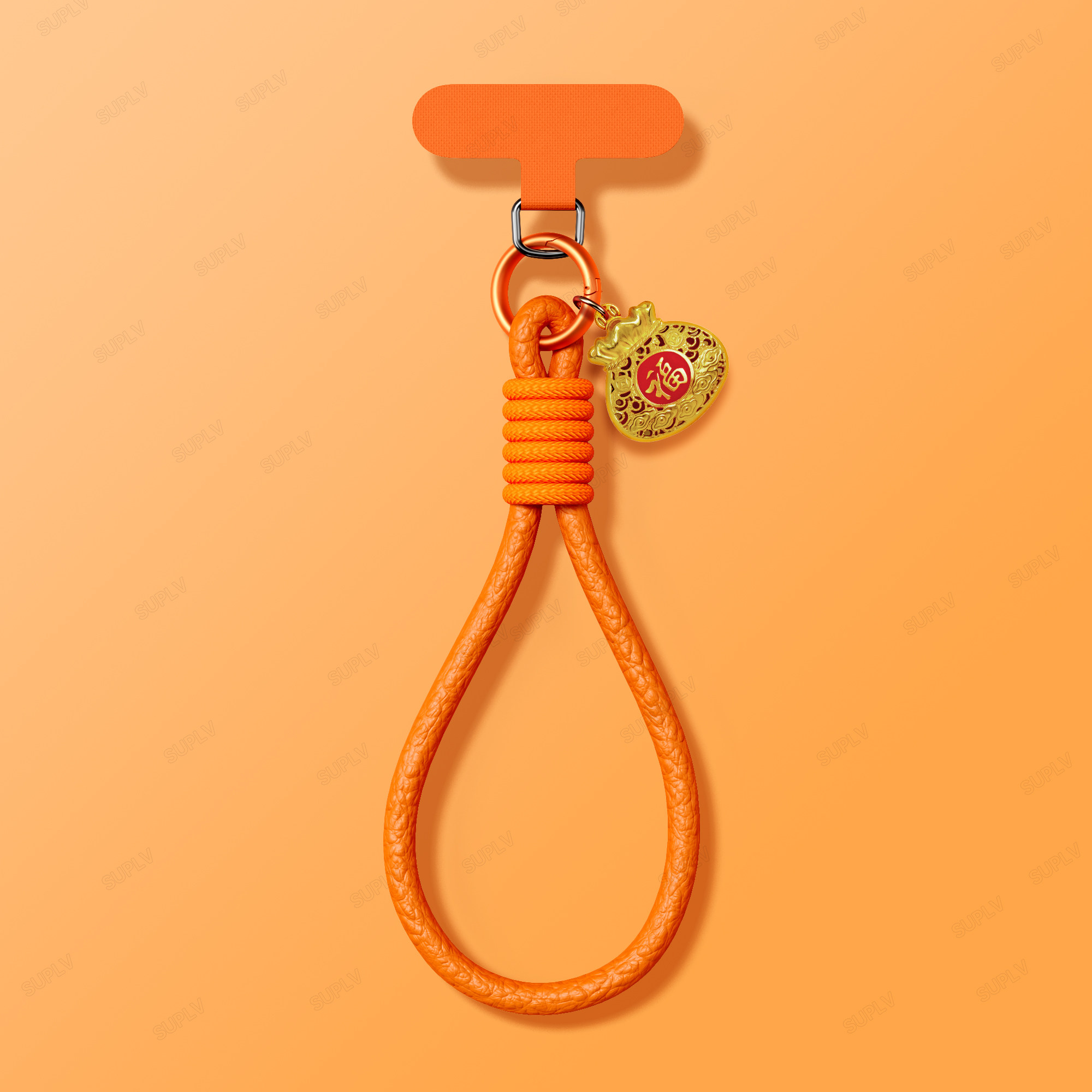 【高品质】星宇橙手机壳挂绳斜挎新款手腕编织短绳防丢橙色便携女高档垫片双扣绳适用苹果华为手机壳挂绳东,3C数码配件,手机挂件/手机链,淘宝优惠券,粉丝福利购,淘宝优惠卷