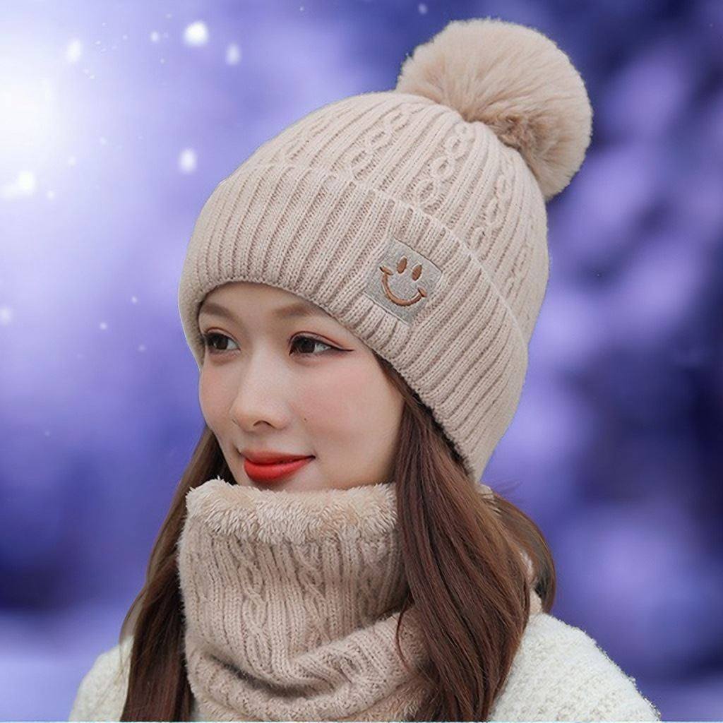 新款秋冬帽子女可爱套头帽加绒加厚毛球针织帽保暖护耳毛线 线帽,服饰配件/皮带/帽子/围巾,帽子,淘宝优惠券,粉丝福利购,淘宝优惠卷