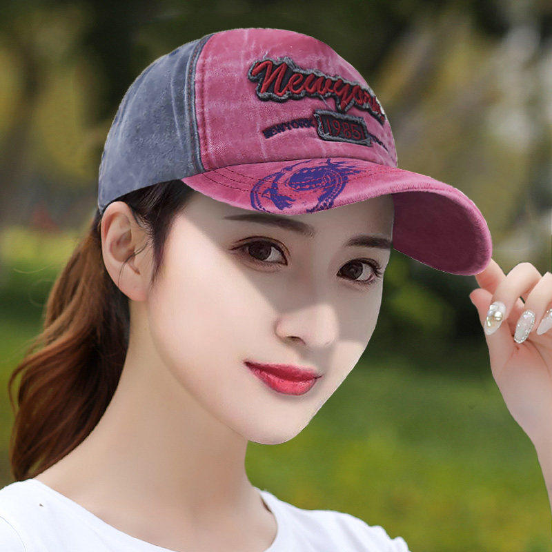 帽子女款显脸小鸭舌帽防