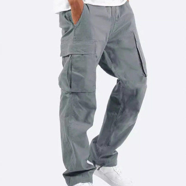 Workwear casual pants men's multi pocket long pants
