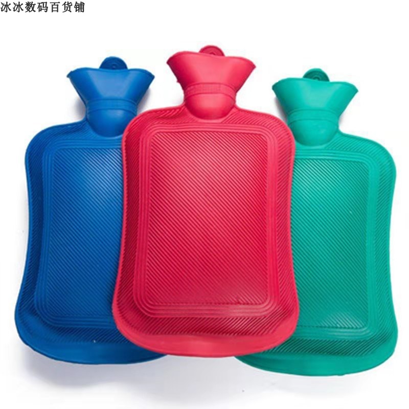 老式橡胶热水袋注水学生
