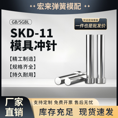 SKD-11冲针冲压冲孔五金模具