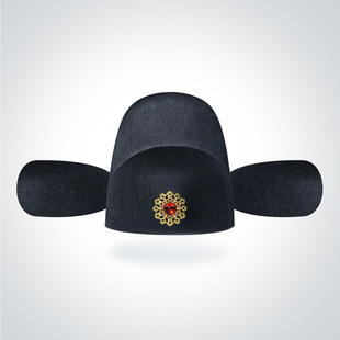 皇帝帽戏曲道具诗人帽翼冠状元帽飞鱼帽乌纱帽影楼婚礼帽新郎官帽