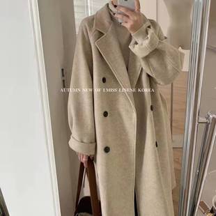 women long jacket 2023 lady winter coat coats仿呢大衣 autumn