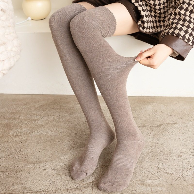 Winter Thick Stockings Women Knee High Socks 过膝长筒袜加厚,女士内衣/男士内衣/家居服,长筒袜,淘宝优惠券,粉丝福利购,淘宝优惠卷