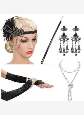 1920s Flapper Headband  Accessories Gatsby party Headpiece