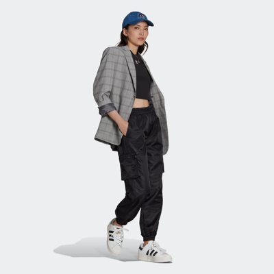 Adidas/阿迪达斯 女子三叶草NYLON PANTS 运动休闲长裤 HL9067