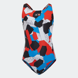 HC0150 女子xLEGO联名游泳运动连体泳衣 Adidas 阿迪达斯
