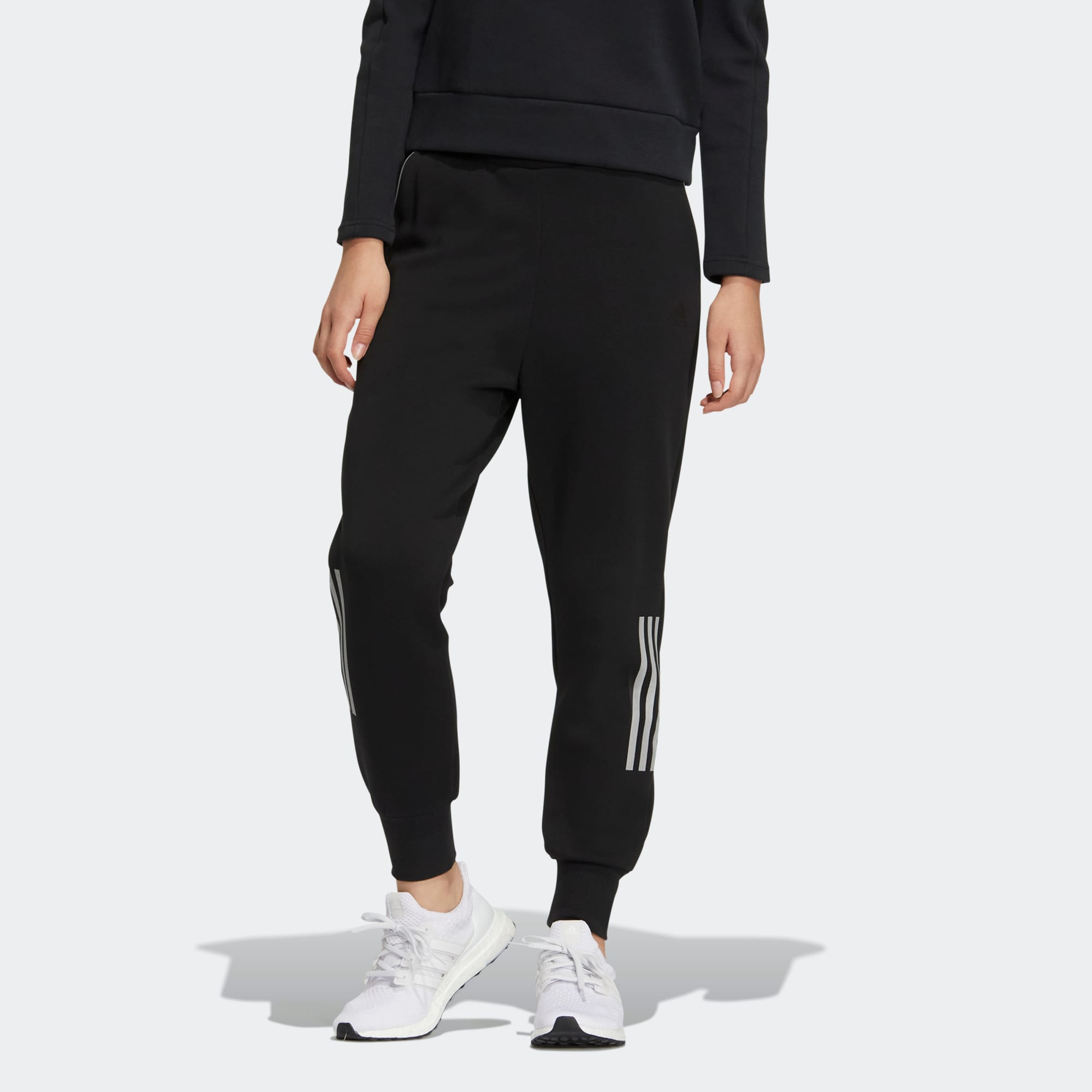 Adidas/阿迪达斯 女子UST KNIT PANTS 束脚运动休闲裤 HM7098