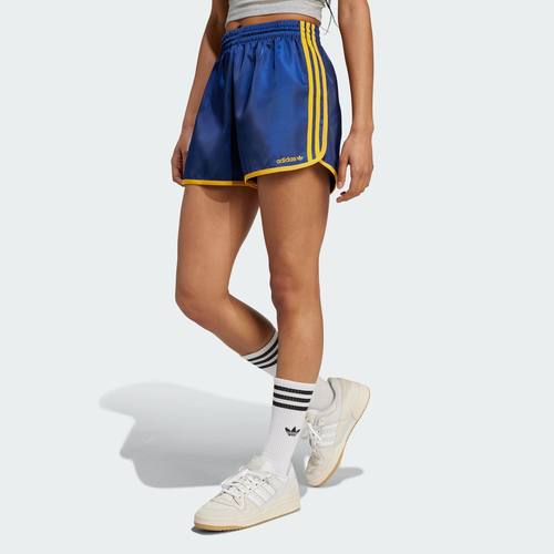 Adidas/阿迪达斯 女子三叶草SHORTS 缎面运动短裤 IX3545