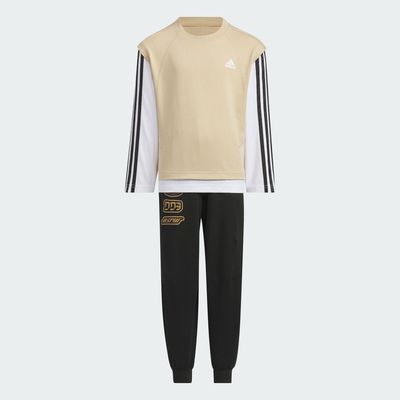 Adidas/阿迪达斯 儿童 EXPRESS 运动休闲长袖长裤 JC9371