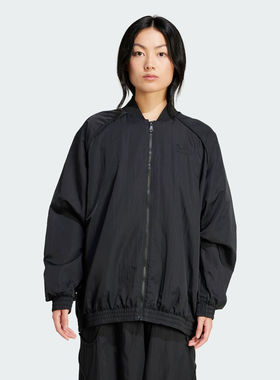 Adidas/阿迪达斯 女子三叶草 TOP 运动夹克外套 IT9670