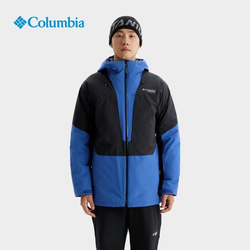 Columbia/哥伦比亚 男子滑雪羽绒内胆三合一防水冲锋衣 WE2454