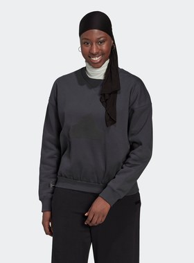 Adidas/阿迪达斯 女子运动休闲长袖圆领卫衣套头衫 HM2849
