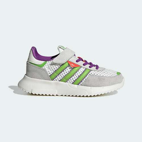 Adidas/阿迪达斯 儿童三叶草 SHOES 经典魔术贴运动鞋 JR7997