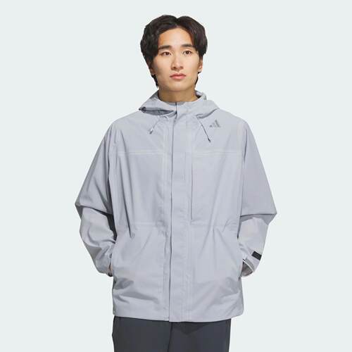 Adidas/阿迪达斯 男子李现同款武宗系列防水连帽冲锋衣 JM0979